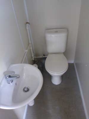 Small Toilet Install with Basin